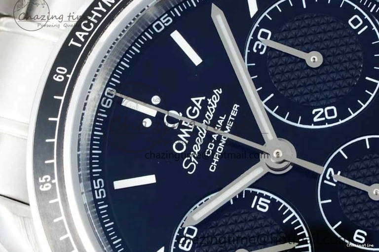 0405 Speedmaster Racing Master SS HKF Best Edition Black Dial on SS Bracelet A Versatile 7810